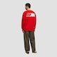 Sweatshirt Oversized BMW M Reverse Logo  Rouge